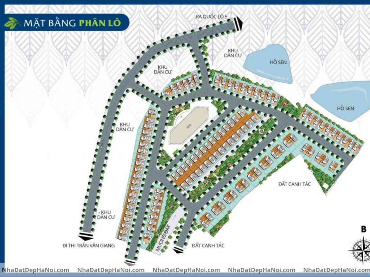 Bán đất biệt thự Hải Long Trang Văn Giang 245m2 mặt tiền 9m