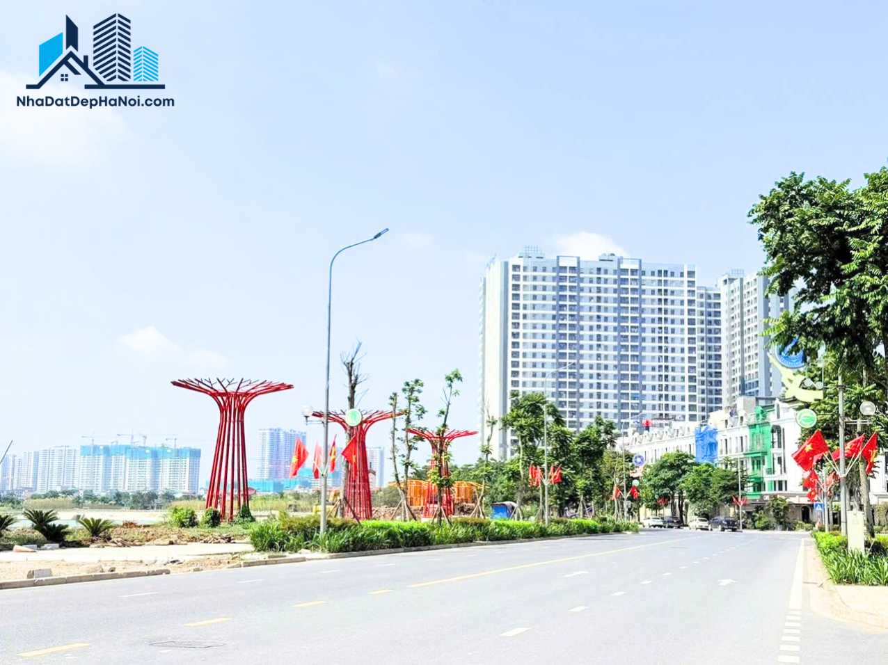 Bán nhà liền kề shophouse Hải Phát Gia Lâm căn góc 98m2 view hồ Gia Lâm