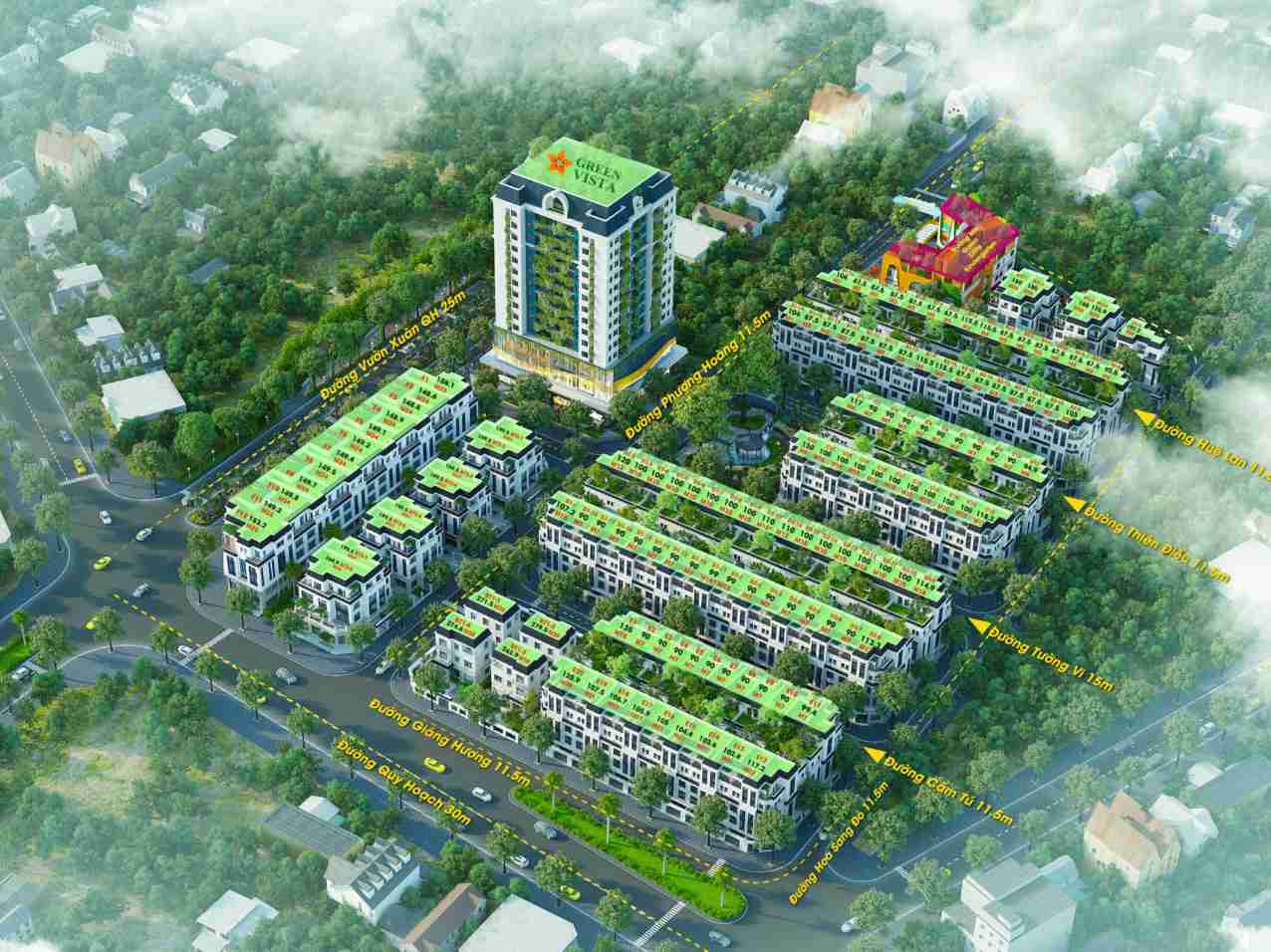 Phối cảnh dự án Green Little Town Gia Lâm