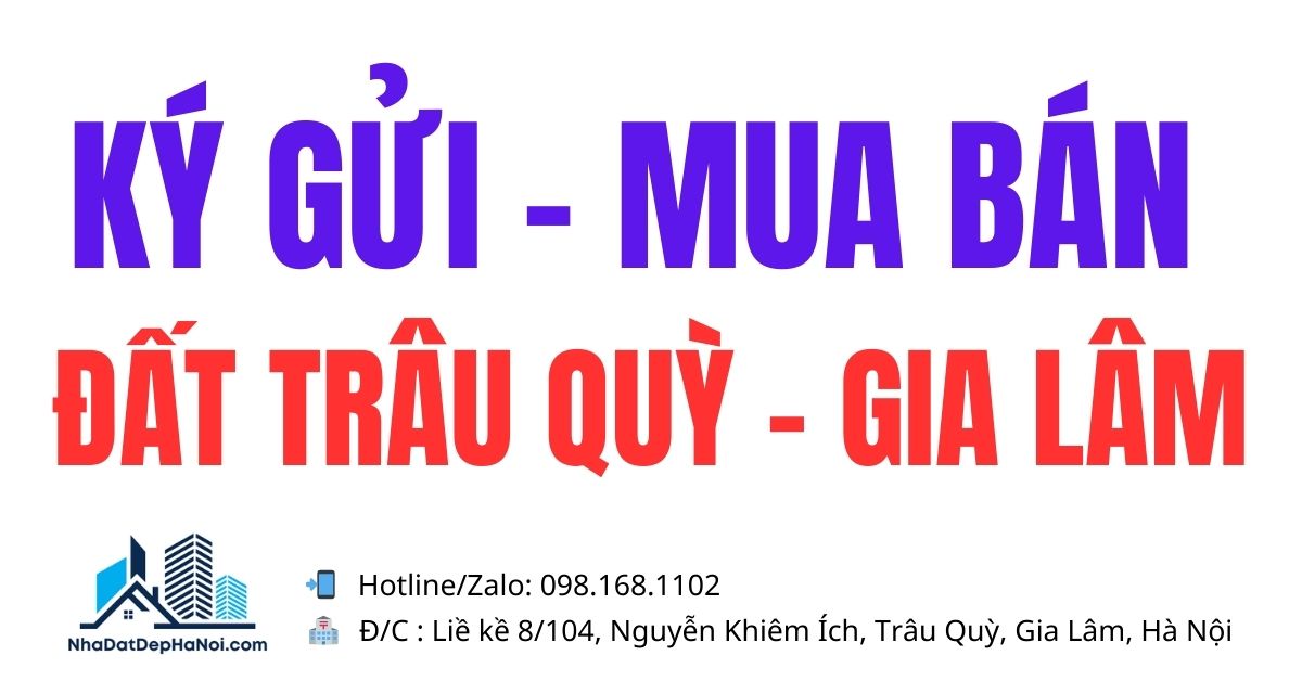 Mua bán đất trâu quỳ gia lâm hà nội