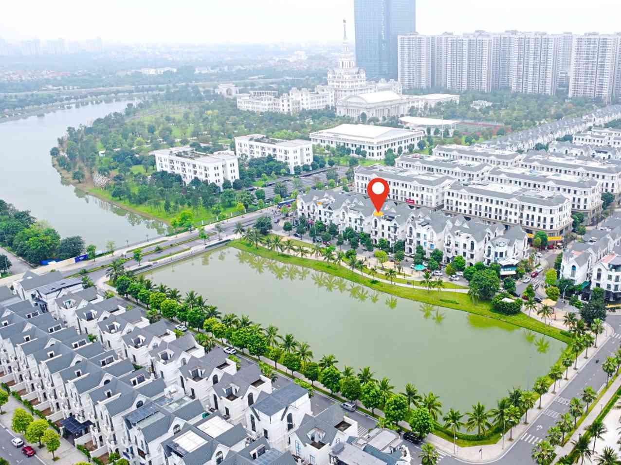 Bán biệt thự song lập San Hô 1 view hồ vị trí đắc địa 150m2 mặt tiền 10m