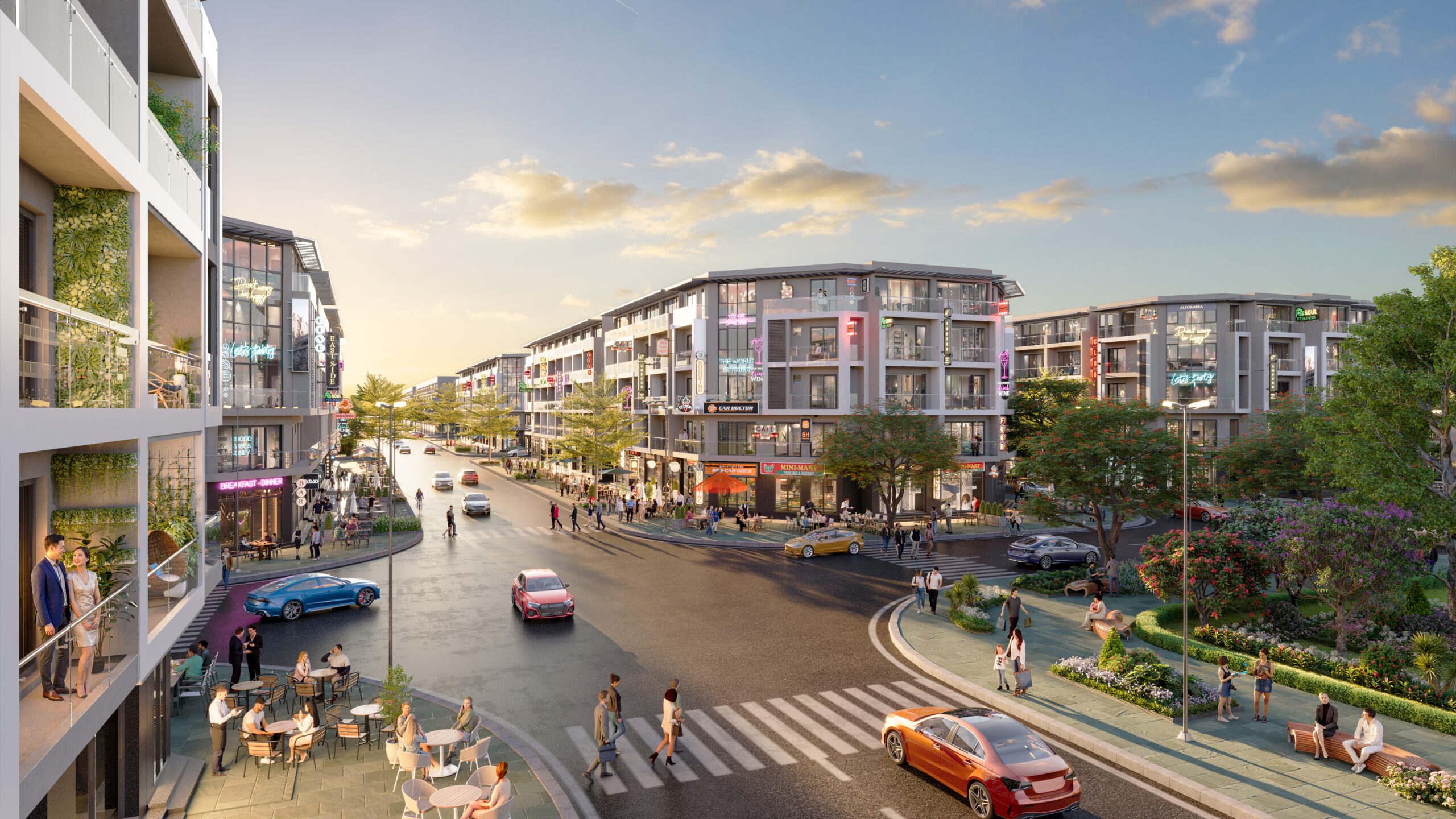 185 căn nhà Liền kề vừa ở vừa kinh doanh